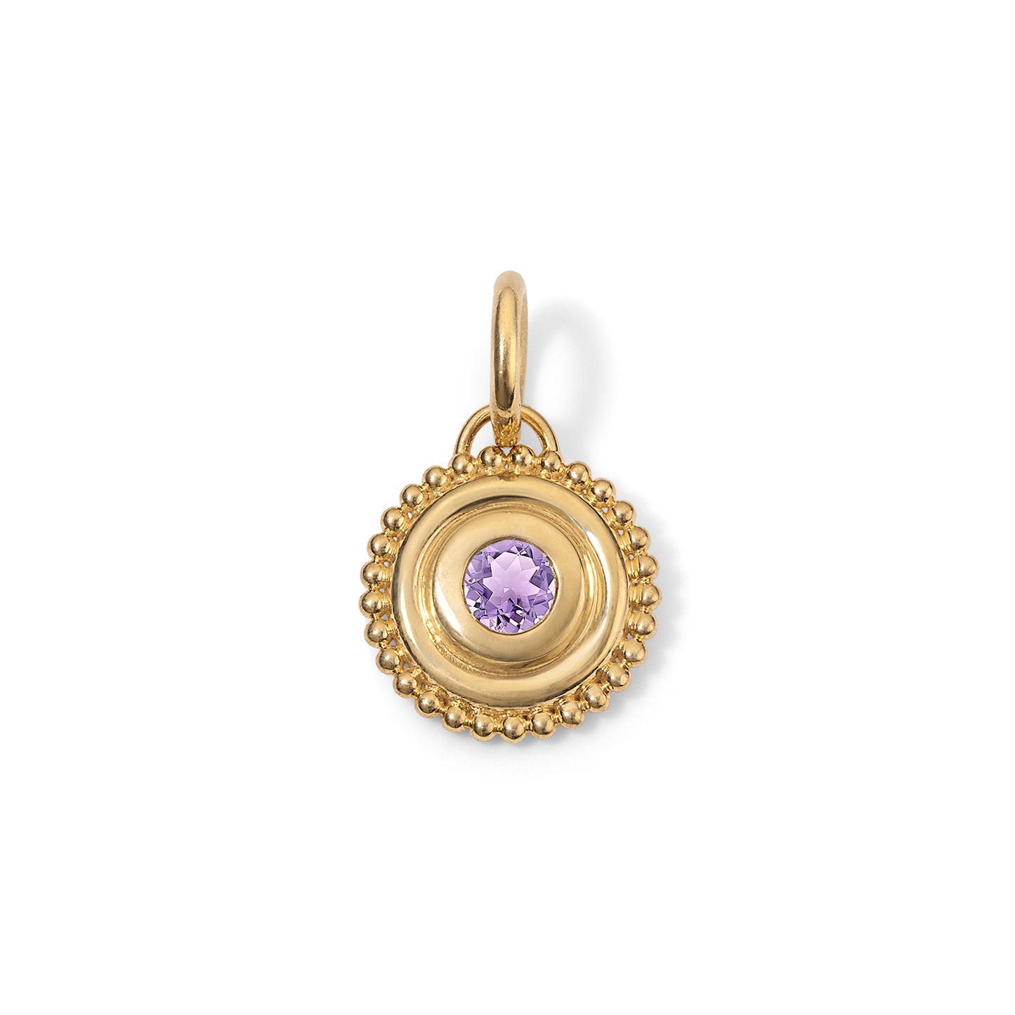 Amethyst Peabody Charm