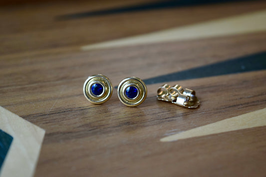 Blue Sapphire Asticou Studs