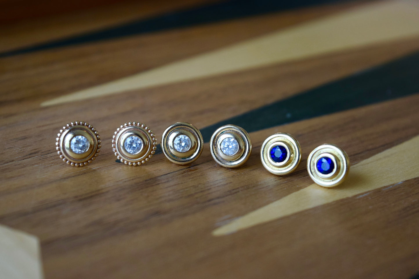 Blue Sapphire Asticou Studs